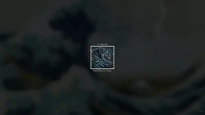 日式-神奈川海浪