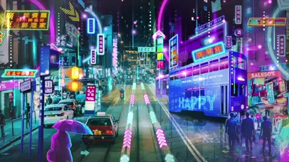 城市夜景
