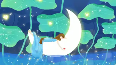 清爽夏天-月亮船