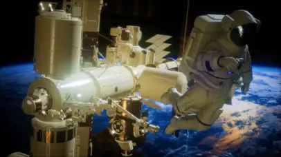 4K 太空人遨游宇宙