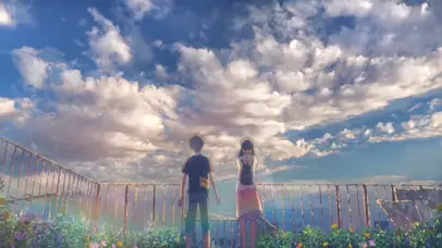 少年少女清新插画