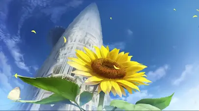 夏日阳光先日葵