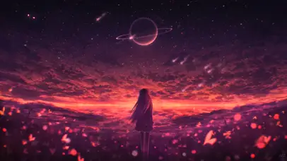 晚霞