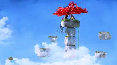 梦幻仙境空中小屋