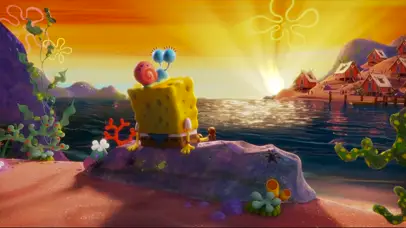 海绵宝宝看日落