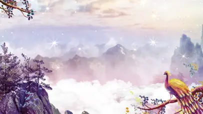 中国风古风水墨风诗词朗诵