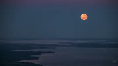 落月雪山云海瀑布山川星空大海