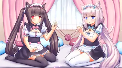 可爱猫女仆姐妹