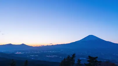 富士山昼夜