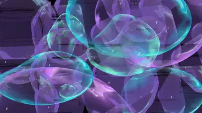 酸性风镭射渐变蓝紫色