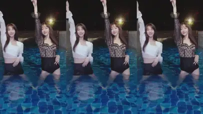 泳池热舞