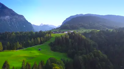 4K航拍挪威森林