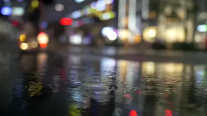 夜间朦胧