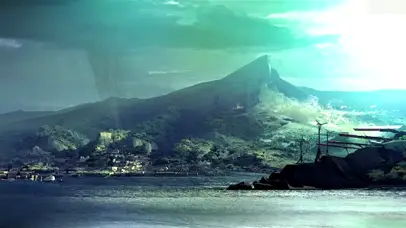 清晨的海湾人家