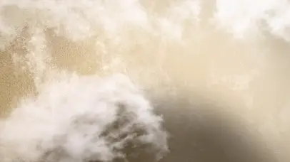 水墨风烟雾飘散清明节气