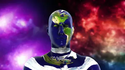 4K酷炫地球纹理人