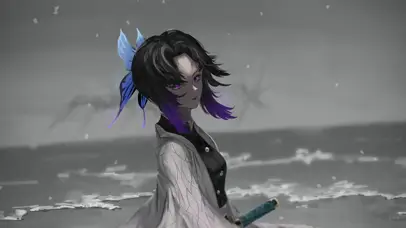 站我身后