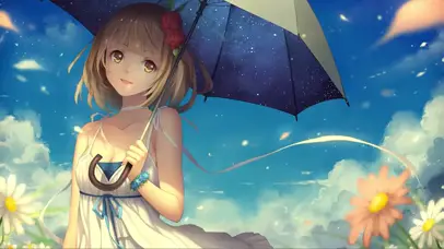 少女的微笑