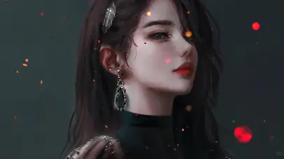 美丽的高冷少女