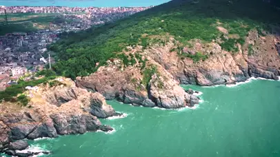 4K唯美海岸线自然