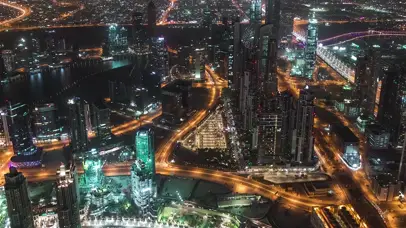 4k超清60帧-城市夜景