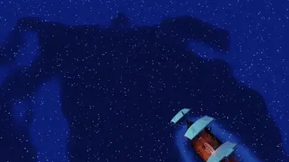 夜晚小帆船