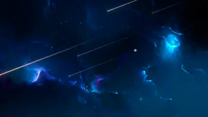 4k唯美星空流星雨