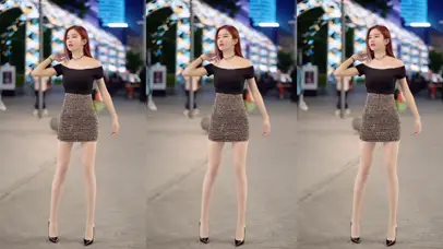 性感的舞蹈小姐姐