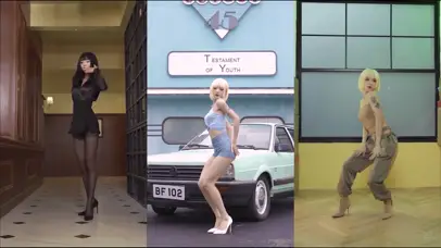 小姐姐性感舞蹈拼接