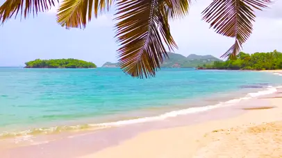 4k 放松平静海浪