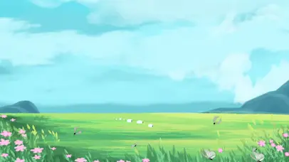 节气立夏夏天初夏郊游蓝天白云