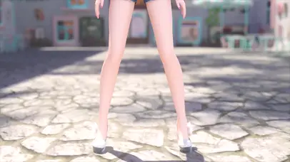 牛仔热裤~青春活力