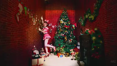 圣诞美女兔子舞