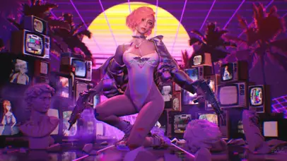 赛博朋克女孩