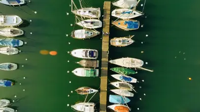 游艇码头（上帝视角）