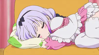 可爱的康娜睡觉