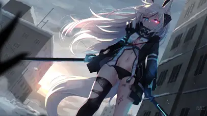 双刃武器猫娘
