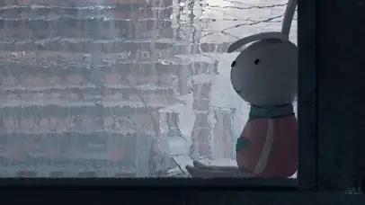 雨中布娃娃
