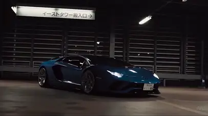 兰博基尼 蓝色超清壁纸