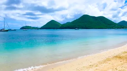 美丽的海岛海岸