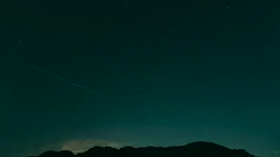 4K夏天唯美星空星光天空风光