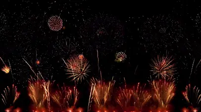 绚丽烟花  4K   60帧