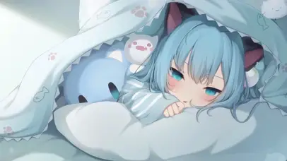 猫耳朵少女 — 猫羽雫