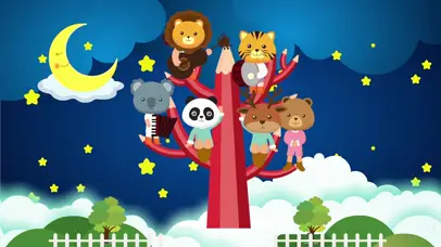 卡通小动物演奏