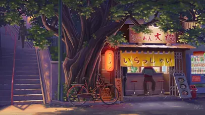 东京街边小吃店