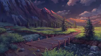 4k小桥流水-无缝循环