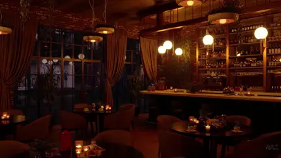 舒适的咖啡厅氛围