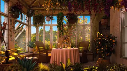 舒适的雨声秋天 花之语