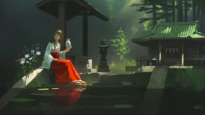 神社巫女