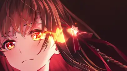 可爱大眼美少女